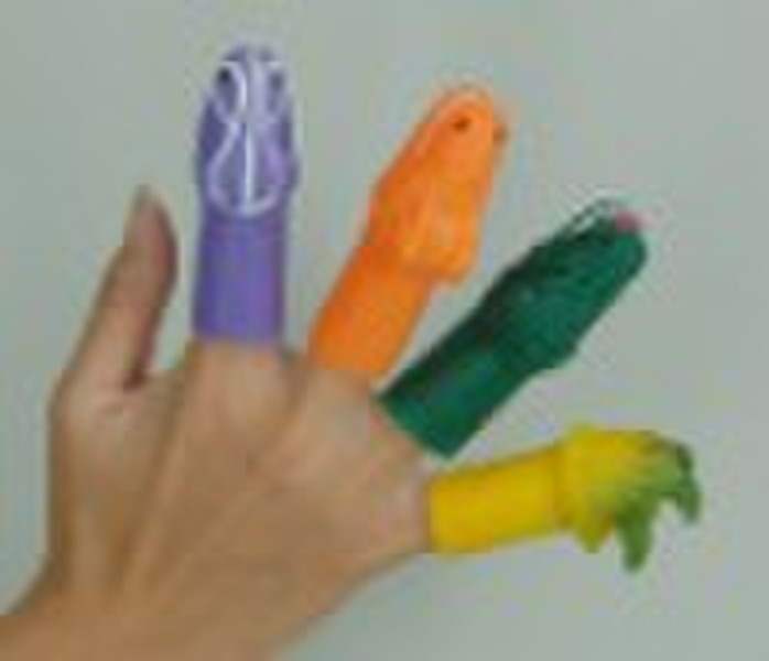 sell popular designs finger puppets (Dinosaur desi