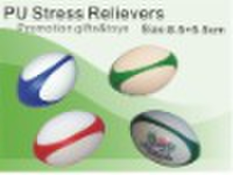 PU Antistress-Ball Rugby-Form-