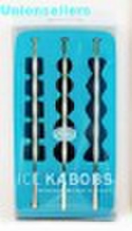 Flexible silicone ice cube tray