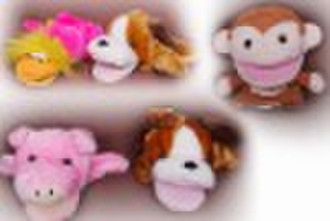 Plush animal puppet toy