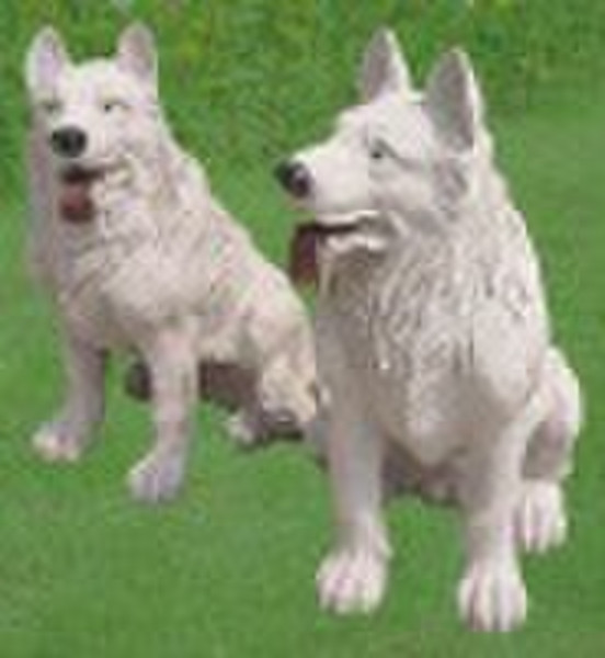 Hight quality dogs  stone sculpture