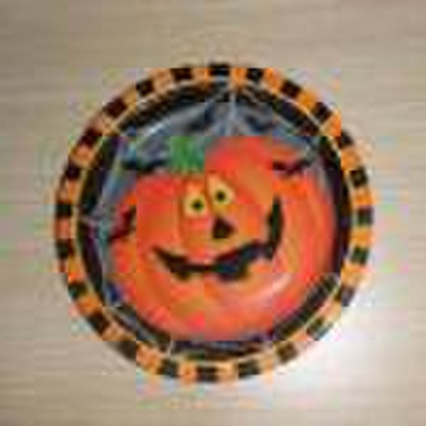 halloween paper plate