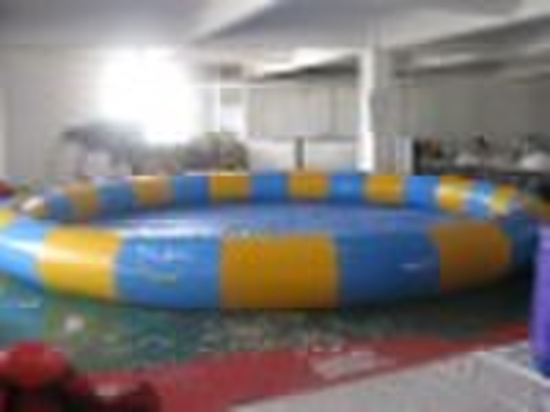 inflatable pool with water ball