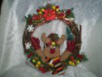 Rattan wreath