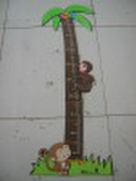 Pretty EVA monkey growth chart/promotion gift