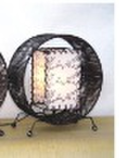 Modern ratten table lamp