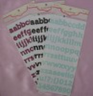 Copperplate paper  sticker