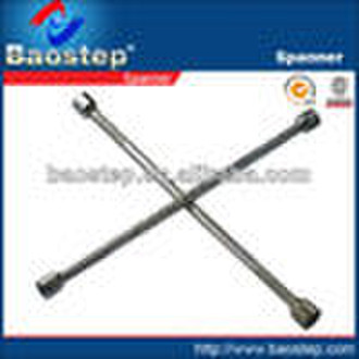 Cross Rim Wrench, 4 way wheel spanner, nut wrench,