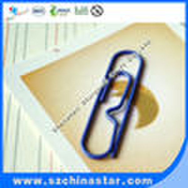 number shape paper clip