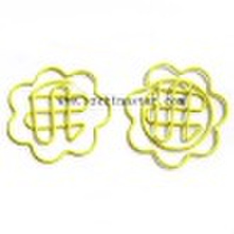 Beautiful recycling flower shape paper clip