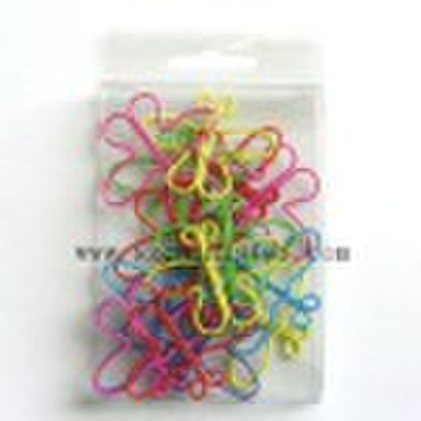 Shpaed beautiful Butterfly shape paper clips--pvc