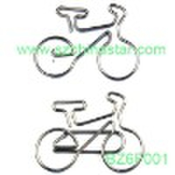 Bike shape paper clip,promotional gift,stationery