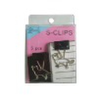 Animals shape binder clip.