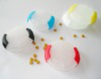 Round shaped plastic pill case gift