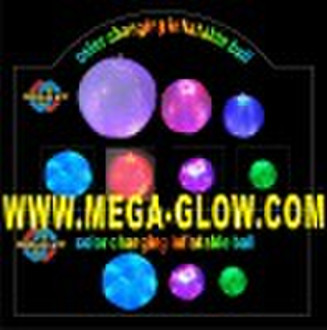 LIGHT UP aufblasbaren Ball, Beachball-Spielzeug-Spiel