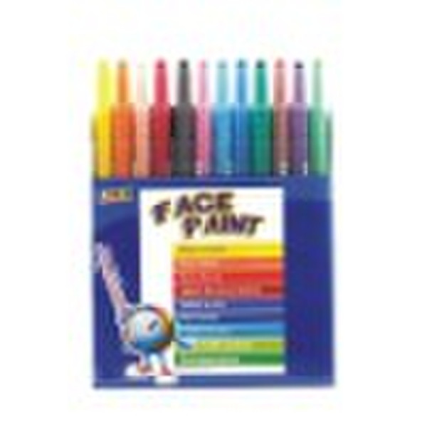 12-color crayon(with plastic cement)