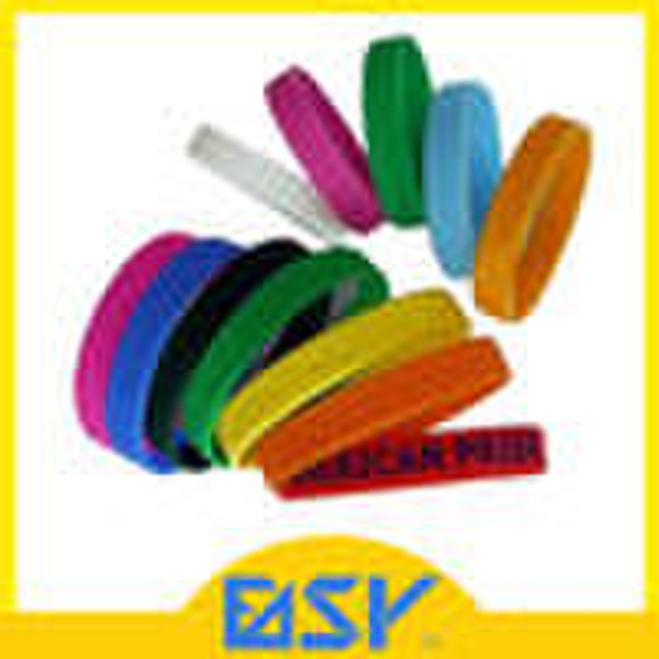 Eco-friendly& Debossed Silicone Bracelet