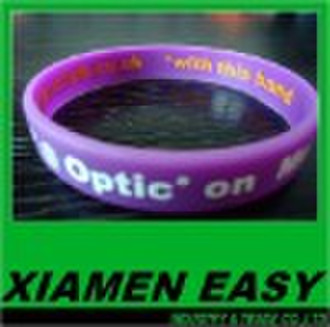 glow in dark promotion plastic band