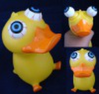 Pop eye duck toy