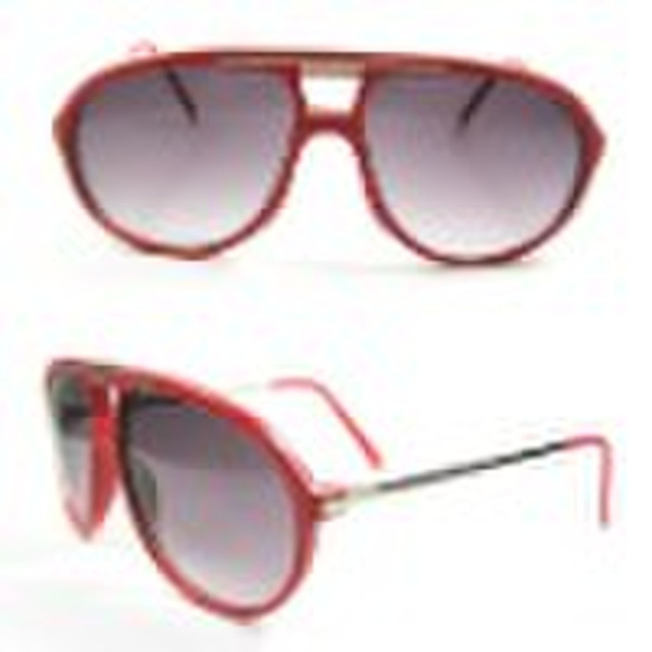 2010 Latest Fashion plastic sunglasses with metal