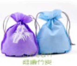 Kettle-shaped hanging bamboo charcoal bag