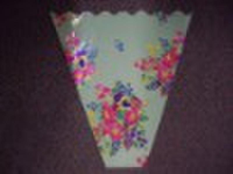 Printed Foil Flower Sleeve