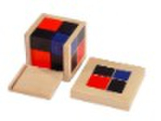 montessori equipment -Binomial Cube