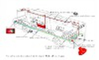 Brandschutz-Schutzsystem des öffentlichen Verkehrs