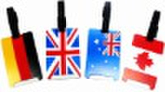 Luggage Tag w/national flag