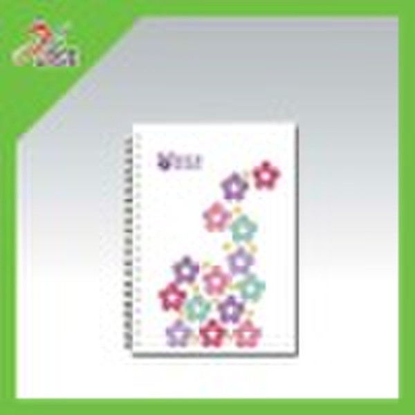 PP cover promotional spiral notebook