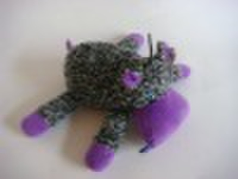 10" New Plush Hippo w/squeaker