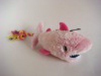 Pet toy-12" Rope Dolphin w/squeaker