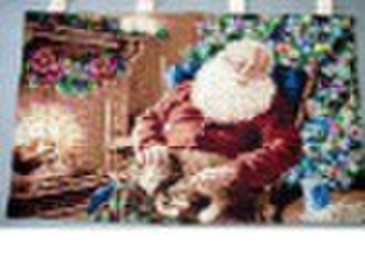 Wall Hanging,Tapestry,Christmas Decoration with le