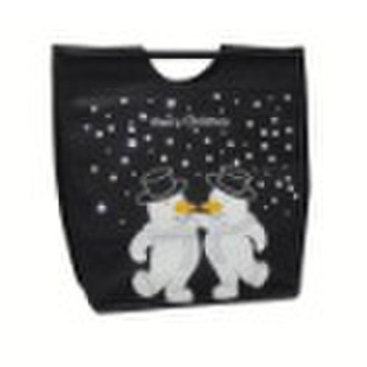 Special LED flashing christmas nonwoven gift bag