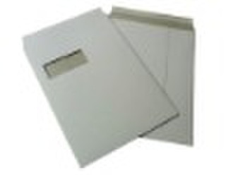 White Cardboard Envelope