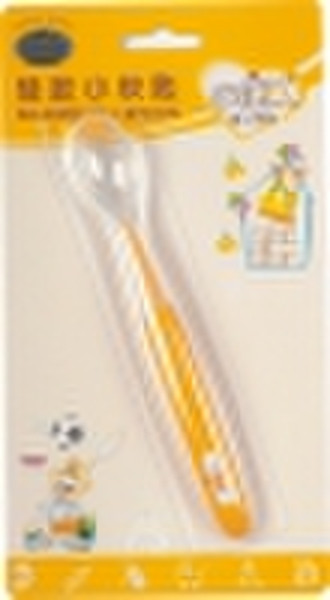 Silicone gel baby spoon