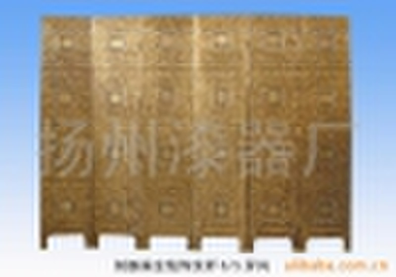 Lacquer engraved screen