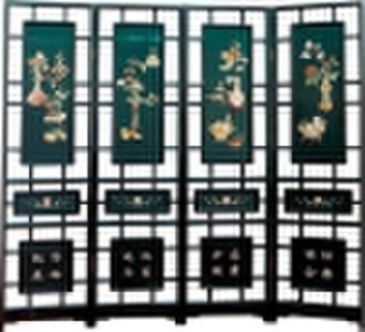 Stones inlaid screen
