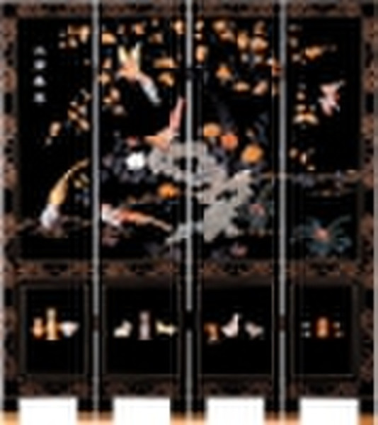 Stones inlaid screen