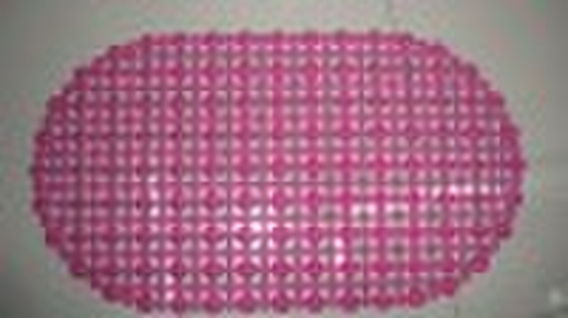 anti-slip bath mat 100% pvc