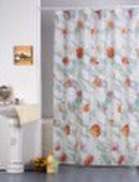 100% polyester  bathroom shower curtain