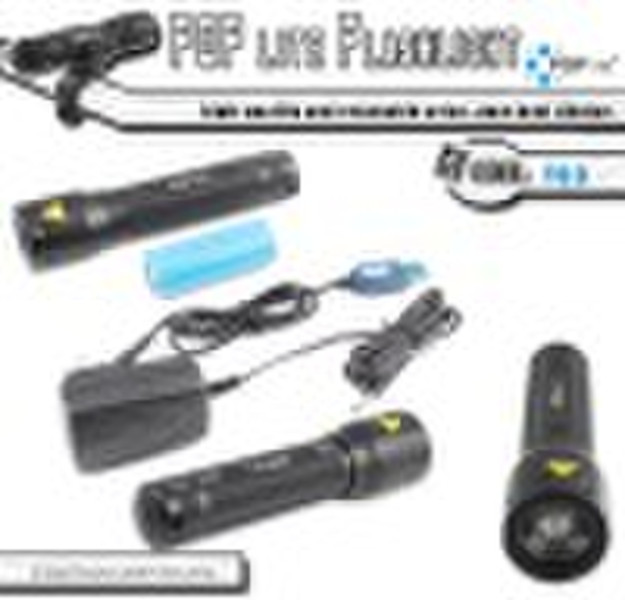 T63 Focus Adjustable rechargeable LED Flashlight