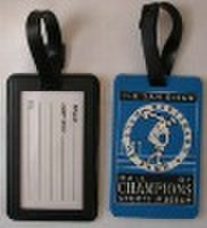 soft PVC id luggage tag