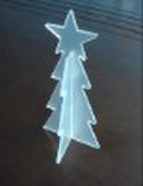 frosted acrylic christmas tree