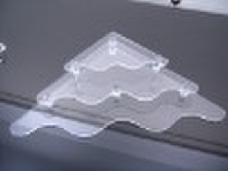 3-tier acrylic riser display