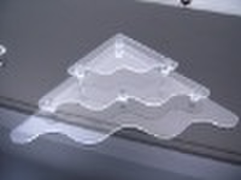 3-tier acrylic riser display