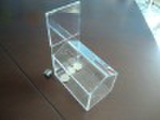 house shape multifunctional acrylic coin box