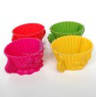 Silicone muffin cake pan