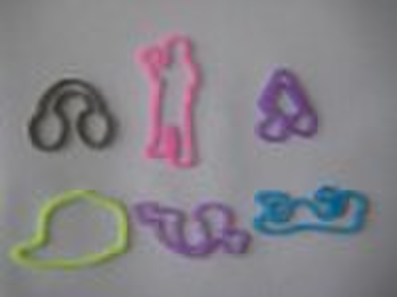 2010 fashion colorful silicone rubber silly band