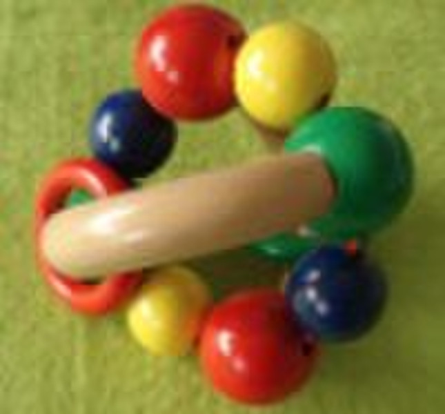 Ring rattle,Wooden toys,baby toys,children toys